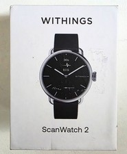 Withings ScanWatch 2 42mm Black Hybrid Smartwatch ECG Temp SpO2 - 30 Day Battery