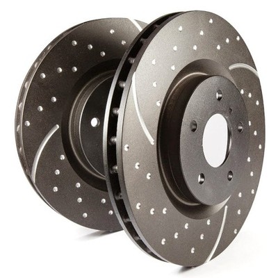 EBC GD1977 Turbo-Groove Rear Brake Discs for 2015-2025 VW/Audi/Seat/Skoda 2.0L