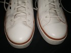 Allen Edmonds 1922 PORT WASHINGTON White/Brown Trim Leather Shoes Sneaker 11 E — photo 4