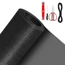 Pet Proof Window Screen Kit, 48"x118" Durable High Hardness Screen Mesh Windo...