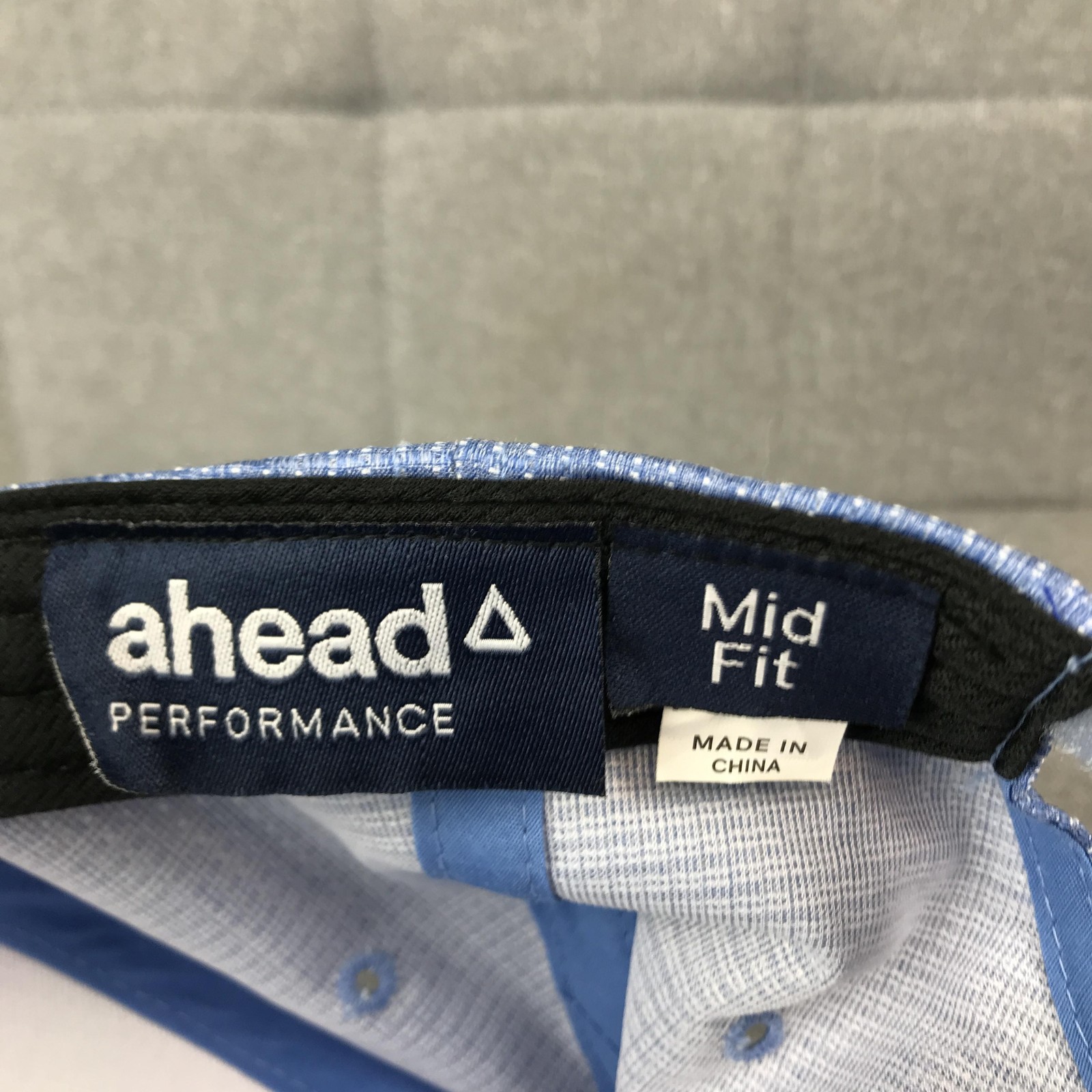 Ahead Performance Hat Cap Strap Back Blue UPF 50+… - image 7