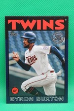 2021 Topps Byron Buxton 1986 Baseball 35th Anniversary Series 2 Blue