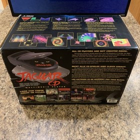 Atari Jaguar Console and Atari cd player CIB!
