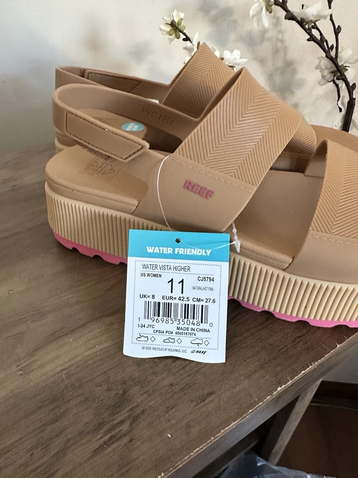 Sandalias de plataforma para mujer talla 11 Reef WATER VISTA HIGH CJ5794  Foto 4 de 4