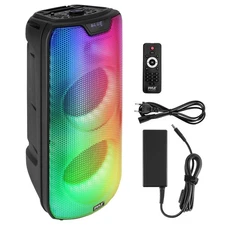 Pyle Dual 8’’ Bluetooth Portable PA Party Speaker - Portable PA & Karaoke Party