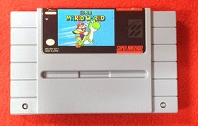 Super Mario World Super Nintendo Refurbished SNES Cartridge w/New Battery Tested