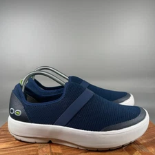 OOFOS OOMG EEZEE Navy Blue Slip On Athletic Shoes Women 11 EU 42
