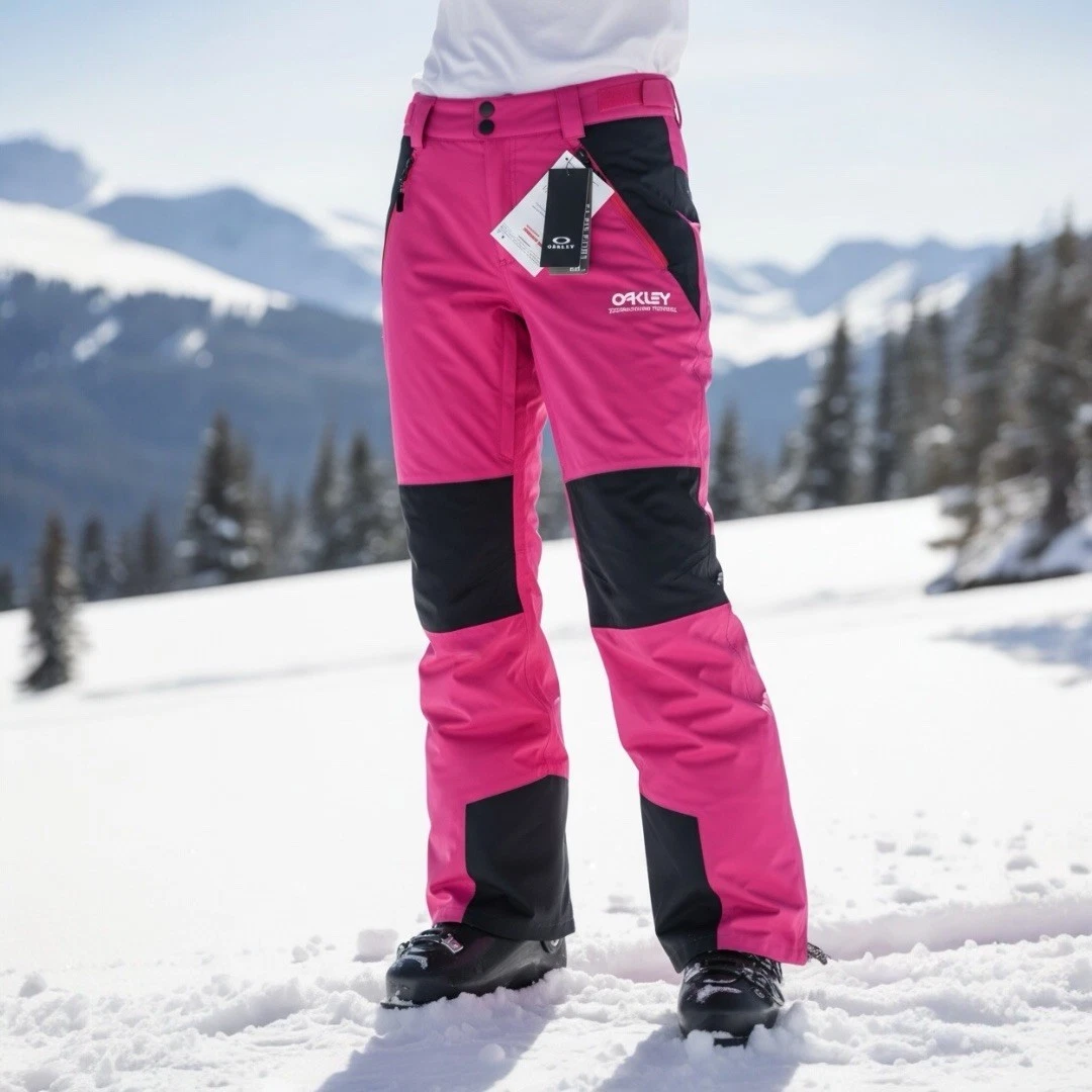 Oakley Esalen 2L 10K Insulated Rubine Red Women's Snowboard Ski Pants Size S.
Opens in a new window