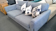 Alstons denim blue sofa, artemis, 3 seater sofa CS I12