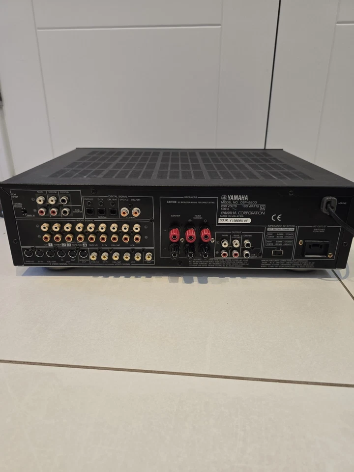 Yamaha DSP-E800 AV Surround Sound Processor/Amplifier - Image 3 of 4