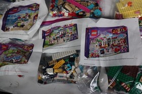 LEGO Friends Complete Sets Lot No Boxes W Instructions 41035 41119 41056 + (g1)