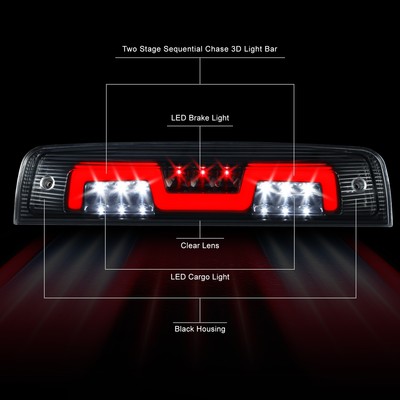 Nuvision [Sequential Led] For 09-24 Ram 1500-3500 3Rd Brake Cargo - Foto 7