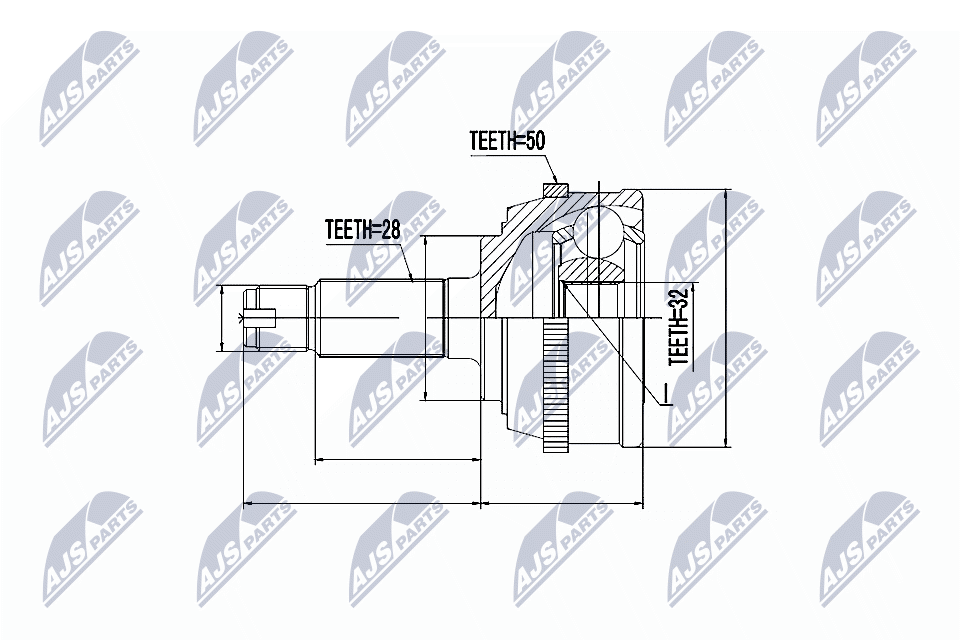 Fits NTY NPZ-HD-032 OUTER CV JOINT ⭐UK Stock⭐ - Image 3