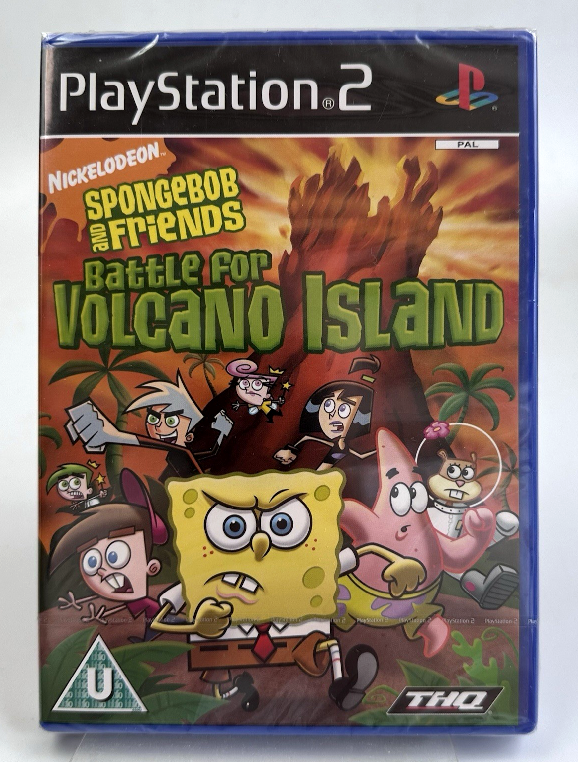 PS2 SpongeBob And Friends Battle For Volcano Island, New And Factory Sealed