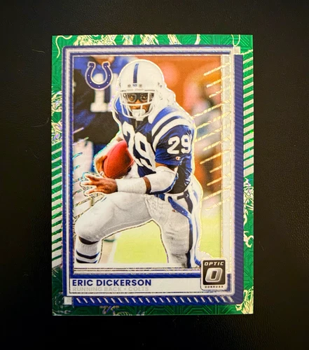 Panini 2025 Donruss Optic Eric Dickerson Colts #59 Dragon Prizm /24