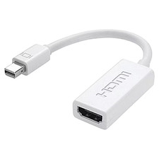 Staples TECH DisplayPort to HDMI Audio/Video Adapter, Male to Female, White ST6