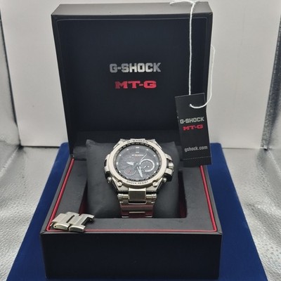 Casio G-SHOCK MT-G-MTG S1000D.1A Tough Solar 200m Silver/Black  Watch w/ Box