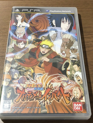 Naruto Shippuden Ultimate Ninja Impact PSP Bandai Namco Action with Case Japan