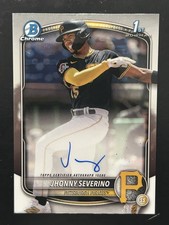 Jhonny Severino Bowman Chrome 2025 Auto