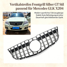 Für Mercedes X204 Vordergrill mit silbernen Streifen robust und langlebig Für Mercedes X204 Vordergrill mit silbernen Streifen robust und langlebig
