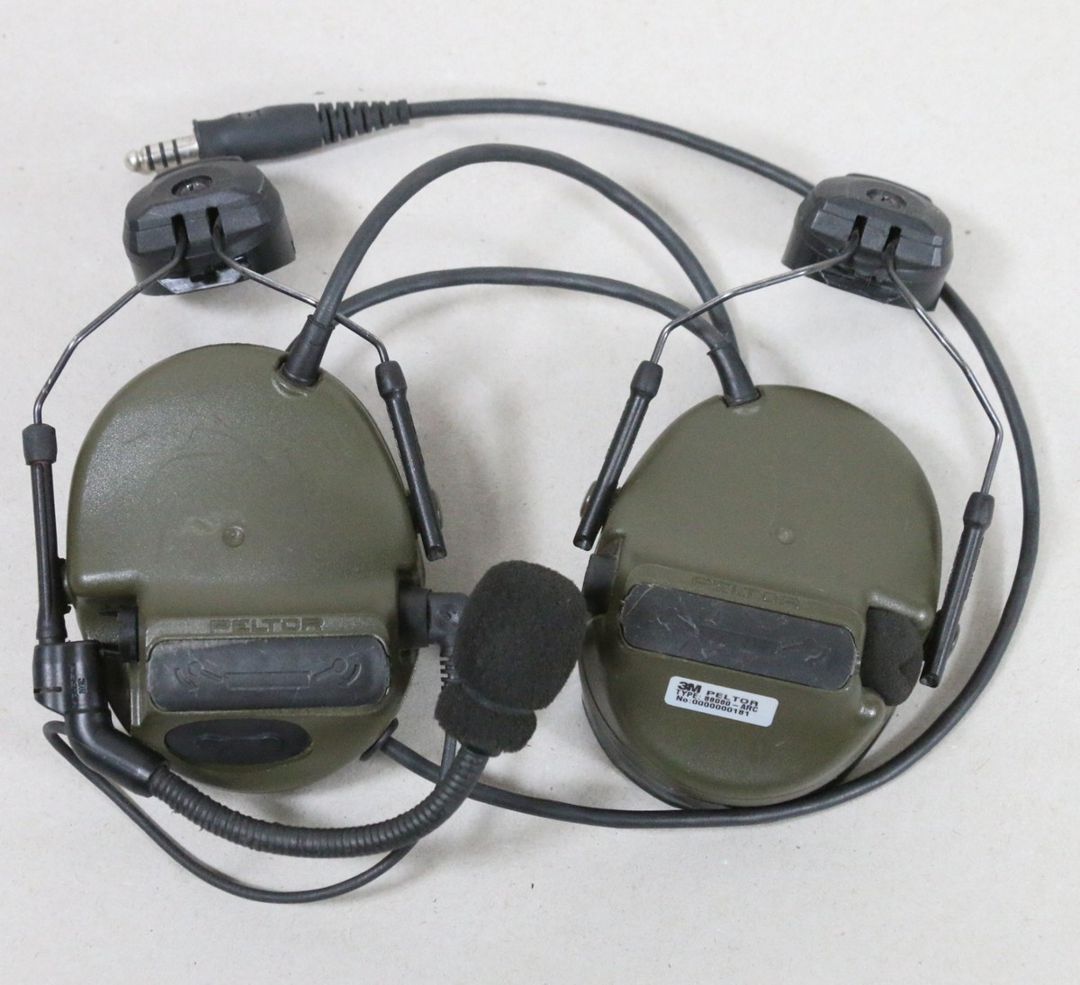 3M Peltor COMTAC III AUTHENTIC GREEN Comm Headset 88080-ARC w