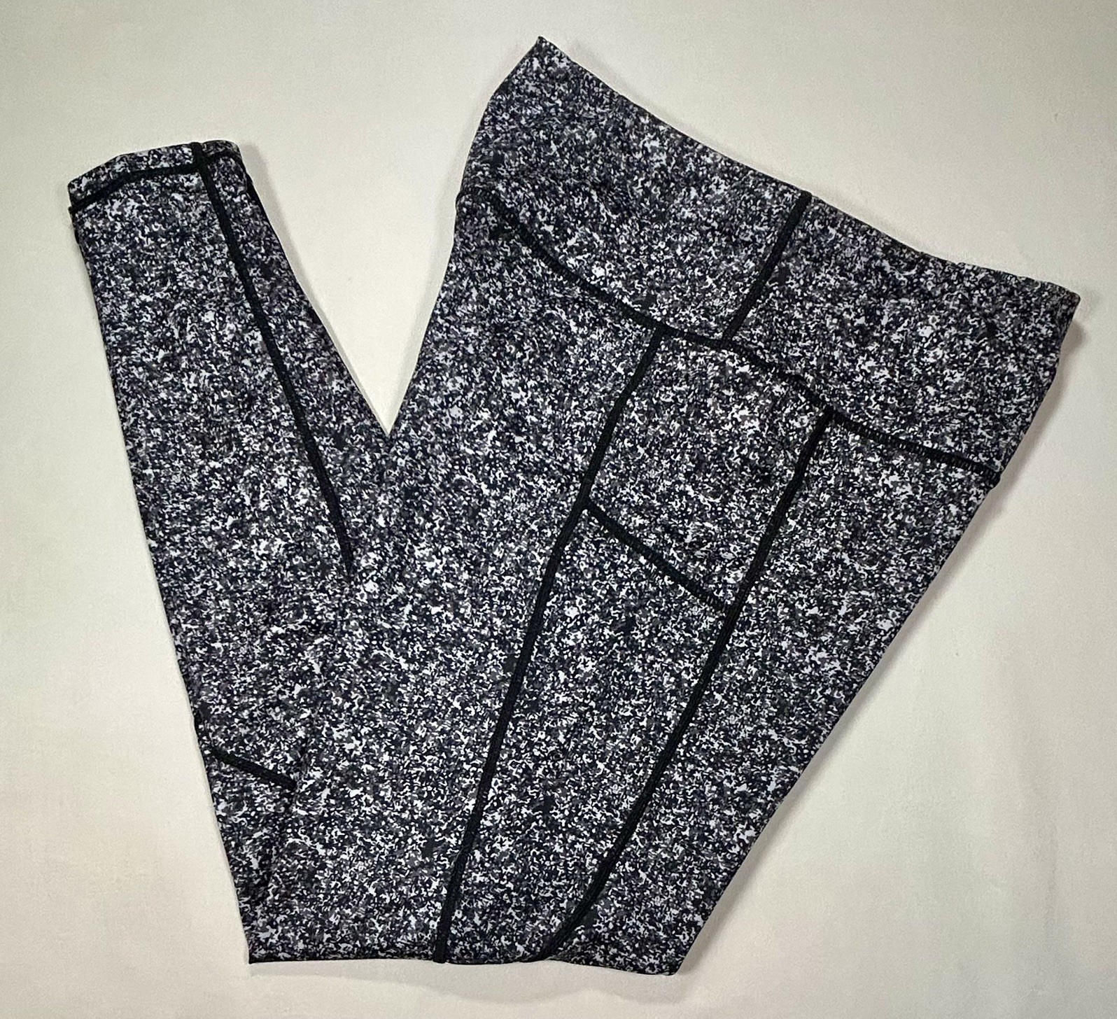 Ouges Leggings Womens Large Black & White Stretch… - image 6