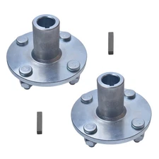 Go Kart Live Axle Hub 4" x 4" Wheel Hub For 1" Shaft,with 1" to 3/4" Step Down