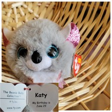 Ty Beanie Balls KATY Koala Bear New 3" Birthdate June 29 Mint with Mint Tags