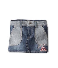 Lucky Brand Charlotte Ankle Denim Railroad Stripes Girls Skirt 12 NWT MSRP 39