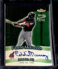 2001 Topps Finest Moments Auto Eddie Murray #FMA-EM HOF Angels