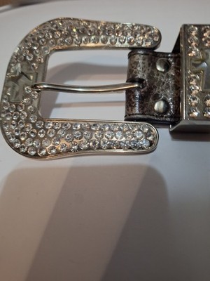 Nocona Belt Womens Sm Leather Rhinestone Adjustable Western  display picture 1