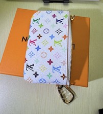 Louis Vuitton Multicolor Logo White Leather Z...