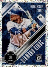 Robinson Cano 2018 Donruss Optic White Sparkles