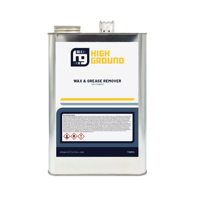High Ground Wax and Grease Solvent Cleaner for Automotive Refinish Prep 1 Gallon