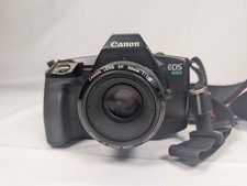 Canon EOS 630 35mm Film SLR Camera EF 50mm f/1.8 Mark I Lens TESTED WORKING