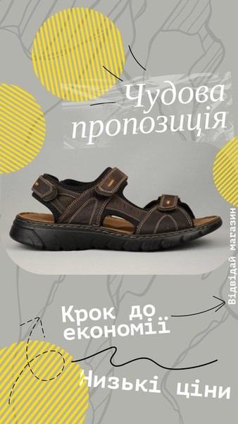 Men Claudio Conti Sandals Brown Leather 44