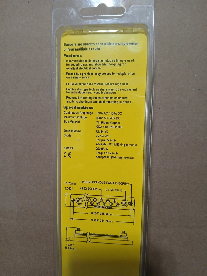 BusBar 130A AC, 150A DC #2302 - Image 4 of 4