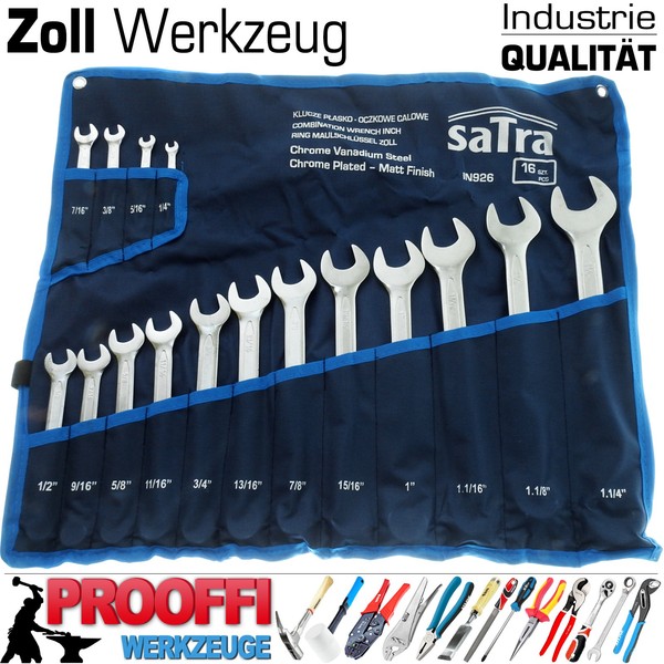 Profi Zoll RingschlüSsel Ring MaulschlüSsel Zoll Werkzeug FüR Harley ZöLlig XXL-image