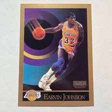 Earvin Magic Johnson 1990-91 SkyBox #138 Los Angeles Lakers Basketball Card NBA