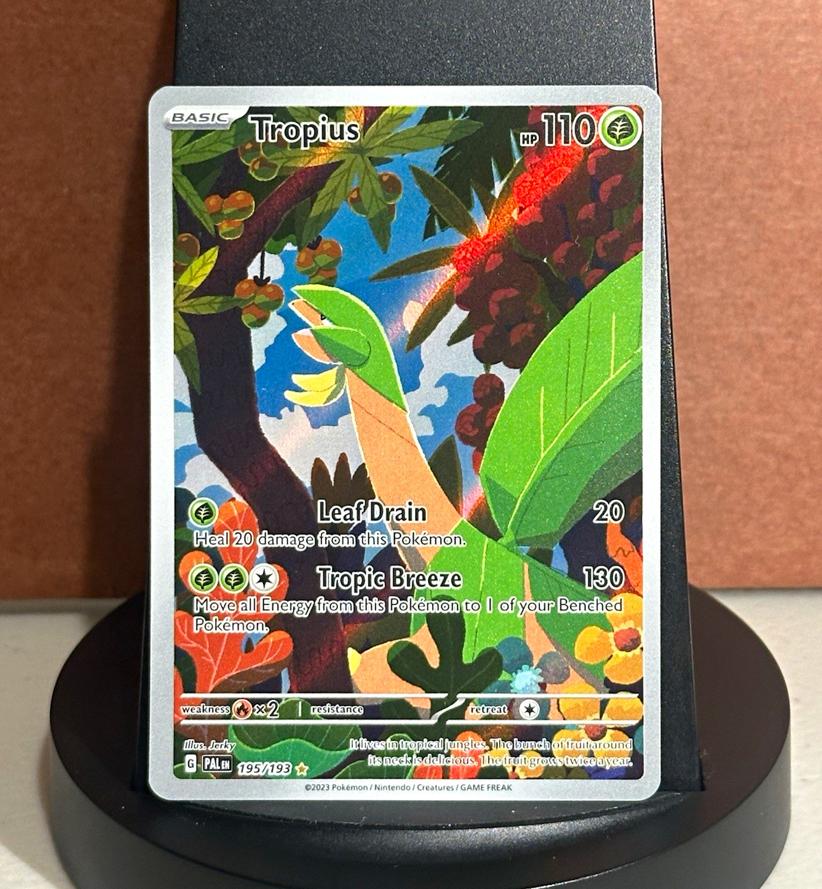 The Pokémon Company Pokemon TCG Tropius 195/193 Paldea Evolved IR Holo EN 2023