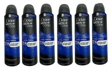 6 PACK Dove Men  Care COOL FRESH 72H Dry Spray Antiperspirant 150ml