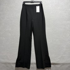 Zara Pants Trousers Women s Size L Large Black High Waisted Wide Leg Dress Pants