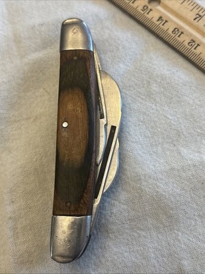 Cherokee Pocketknife Made of Stainless Steel. 4 Blade Solingen Mint Condition