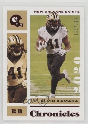 2020 Panini Chronicles Red 151/199 Alvin Kamara #68 md3