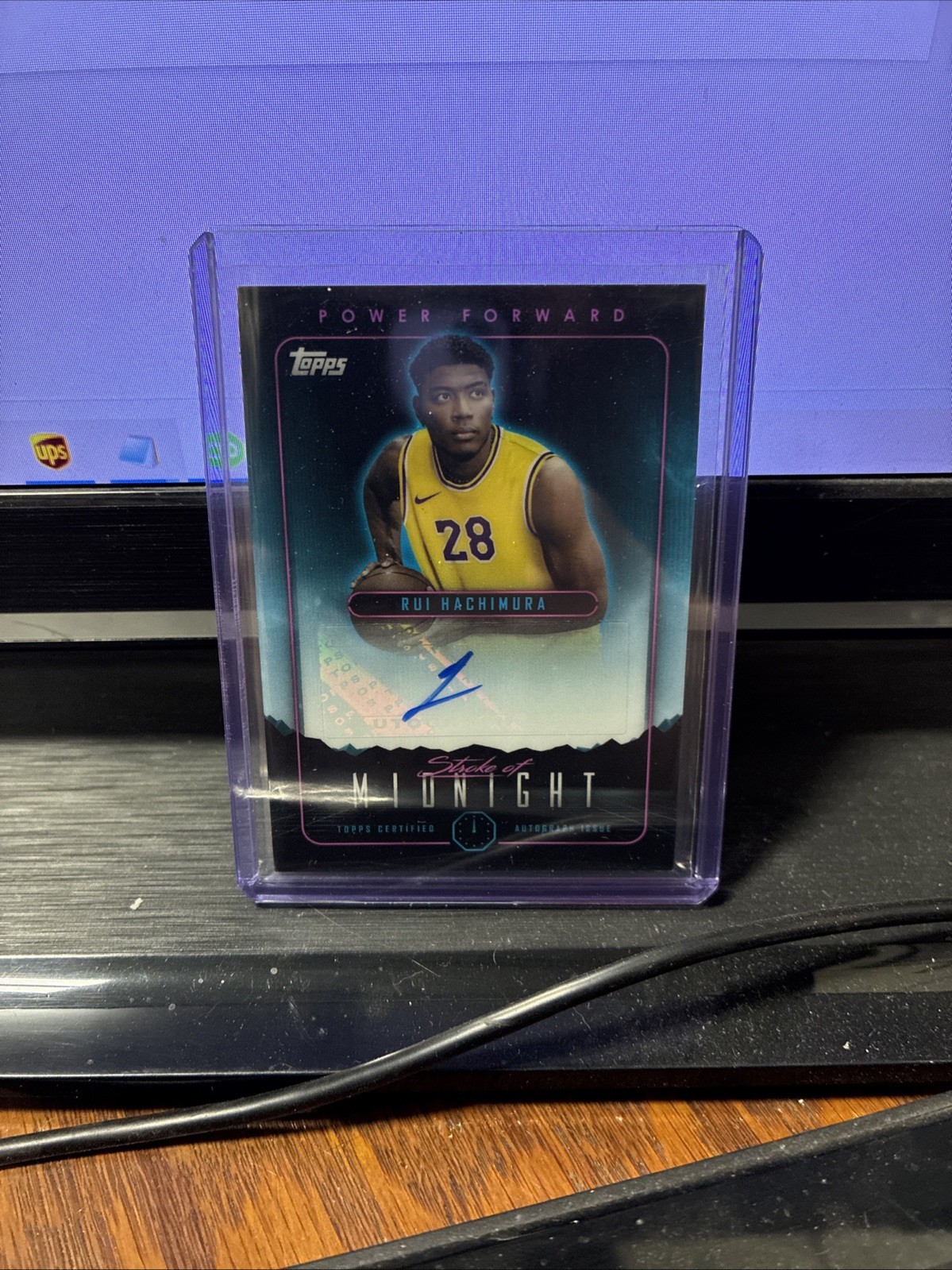 2023-24 Topps Midnight - Stroke of Midnight Autographs Rui Hachimura #SMA-RH👍🏻