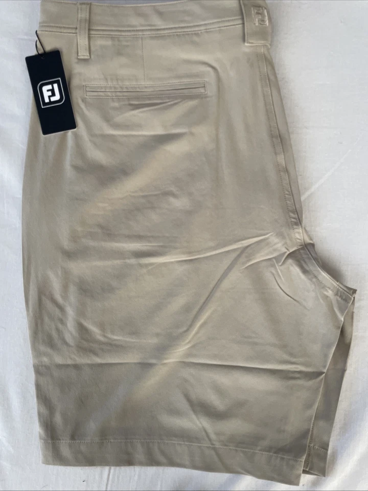 Pantalones Cortos Ligeros FootJoy Performance Tostados W38 Nuevos con Etiquetas Foto 4 de 4