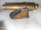Small Vintage Brass Signal Cannon