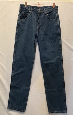 NEW Wrangler Five Star Men's Jeans Regular Fit Dark Premium Size 34 x 34 NWT