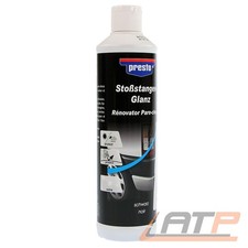 500ml PRESTO STOSSSTANGENGLANZ STOSSSTANGEN GLANZ KUNSTSTOFF PLASTIK PFLEGE
