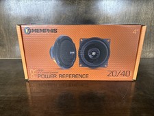 Memphis Audio PRX4 4 40 Watt 2-Way Car Speakers w/Pivot Tweeters Pair
